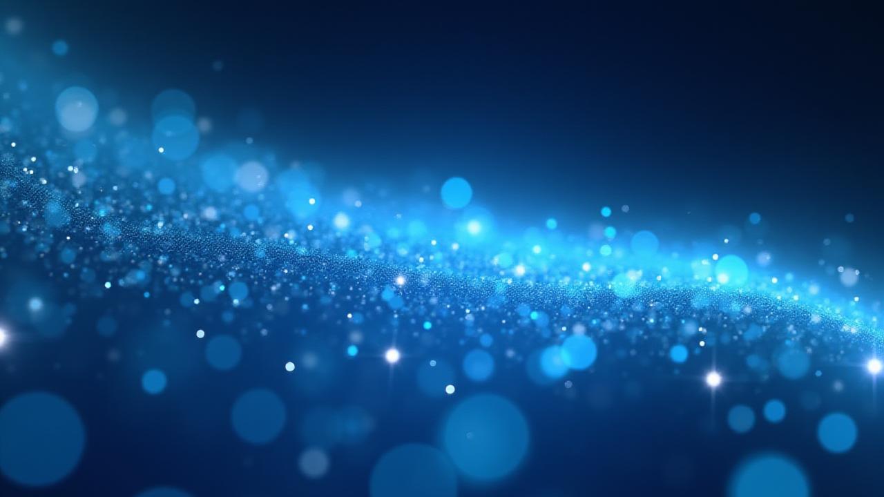 Abstract representation of 5G network streams and nodes, vibrant and dynamic.