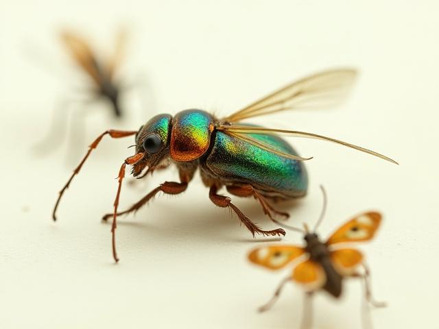 Macros d'insectes numérisés en haute résolution.